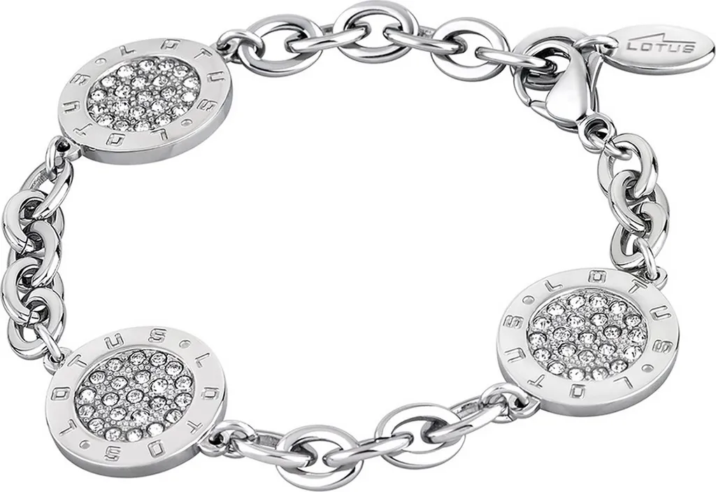 Bracelet Lotus Style LS1751-2/1 en acier inoxydable argenté pour femme