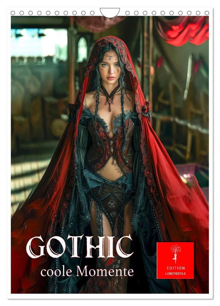 Gothic coole Momente (Wandkalender 2027 DIN A4 hoch), CALVENDO Monatskalender