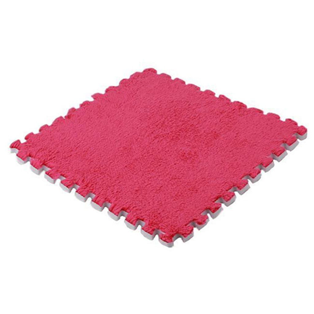 1pc weiche Puzzle Bodenmatte Fliesen Baby Kinder Kinder spielen Zimmer Schlafzimmerdekoration-Rose
