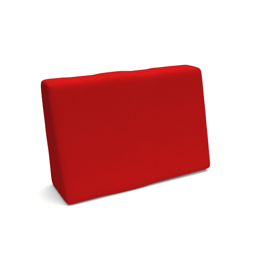 POKAR Palettenkissen Palettenauflagen mit abnehmbarem Bezug Palettensofa, Größe:Seitenkissen 60 x 40, Farbe:Rot - Wasserdicht
