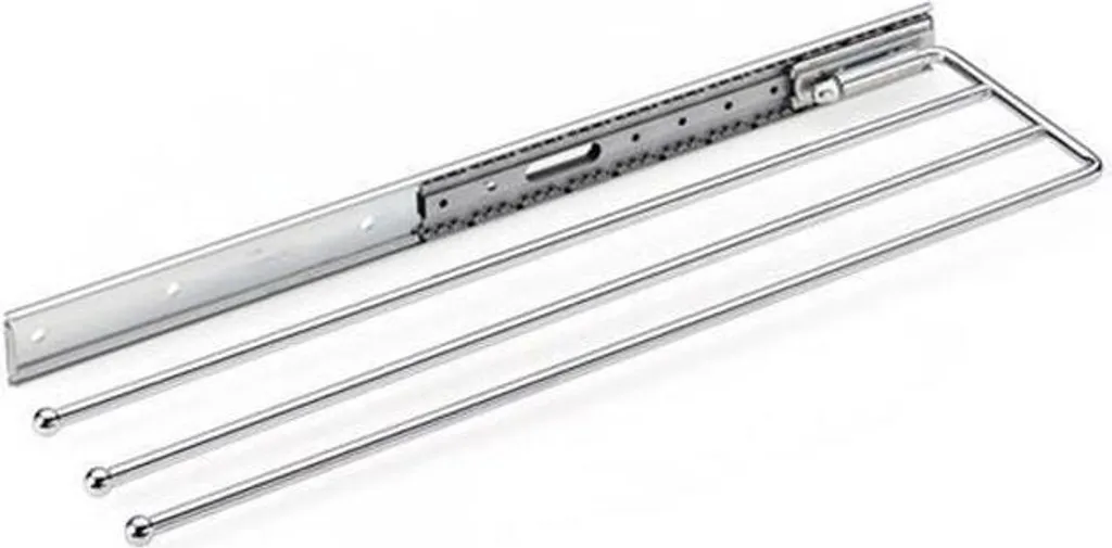 Porte-serviettes mural Naber 145 mm 3 bras pour petit espace évier