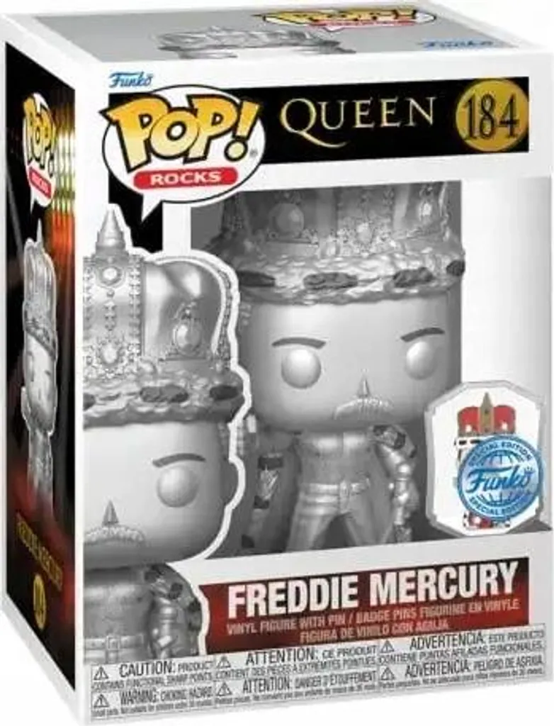 Figurine Funko POP Queen 184 Freddie Mercury Special Edition Vinyl