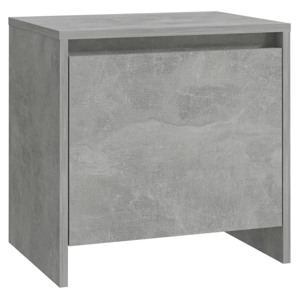 Nachttisch Betongrau 45x34x44,5 cm Holzwerkstoff
