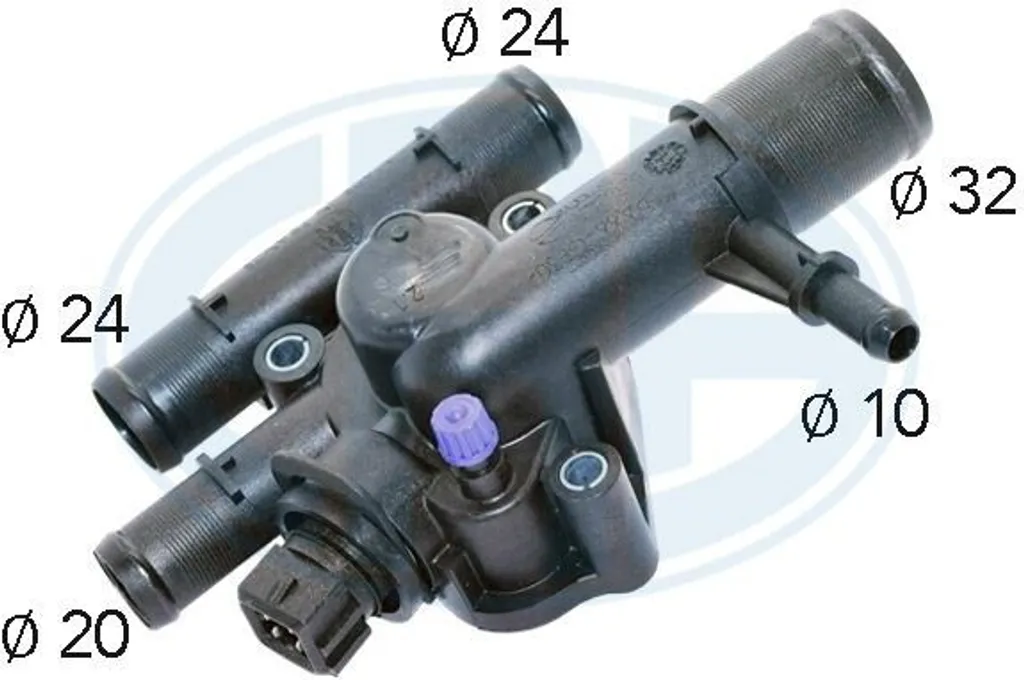 Boîtier thermostat de refroidissement moteur pour Renault Trafic II et Nissan
