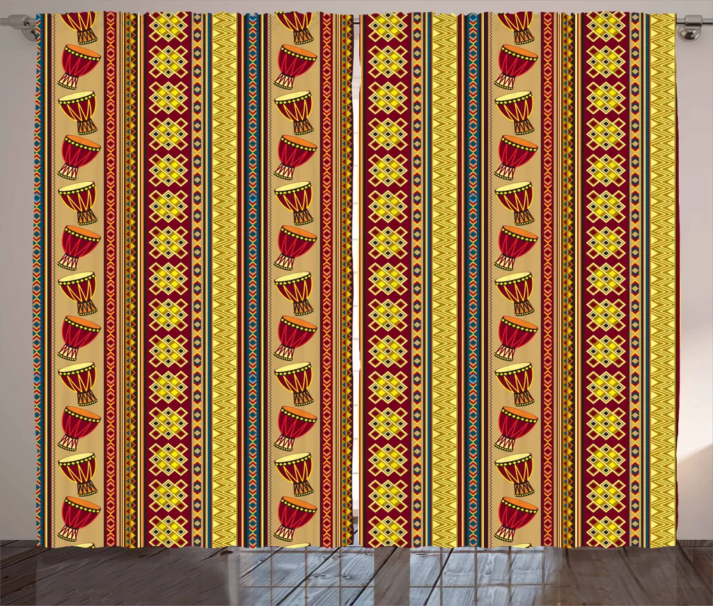 Tenda Africana ABAKUHAUS Djembe 280x225 - Stile Rustico e Colori Vivi