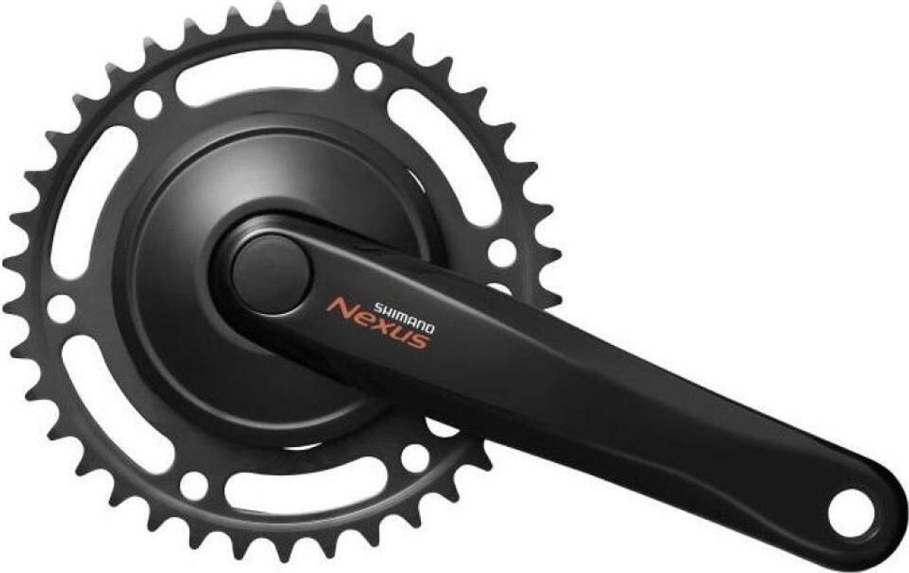 38T Shimano Nexus C6000 con pedivella da 170 mm - Nera Immagine del prodotto 