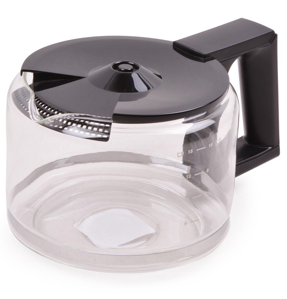 Krups Ersatzkanne XB900601 Kaffee Kanne komplett mit Deckel für Pro Aroma Kaffeemaschine