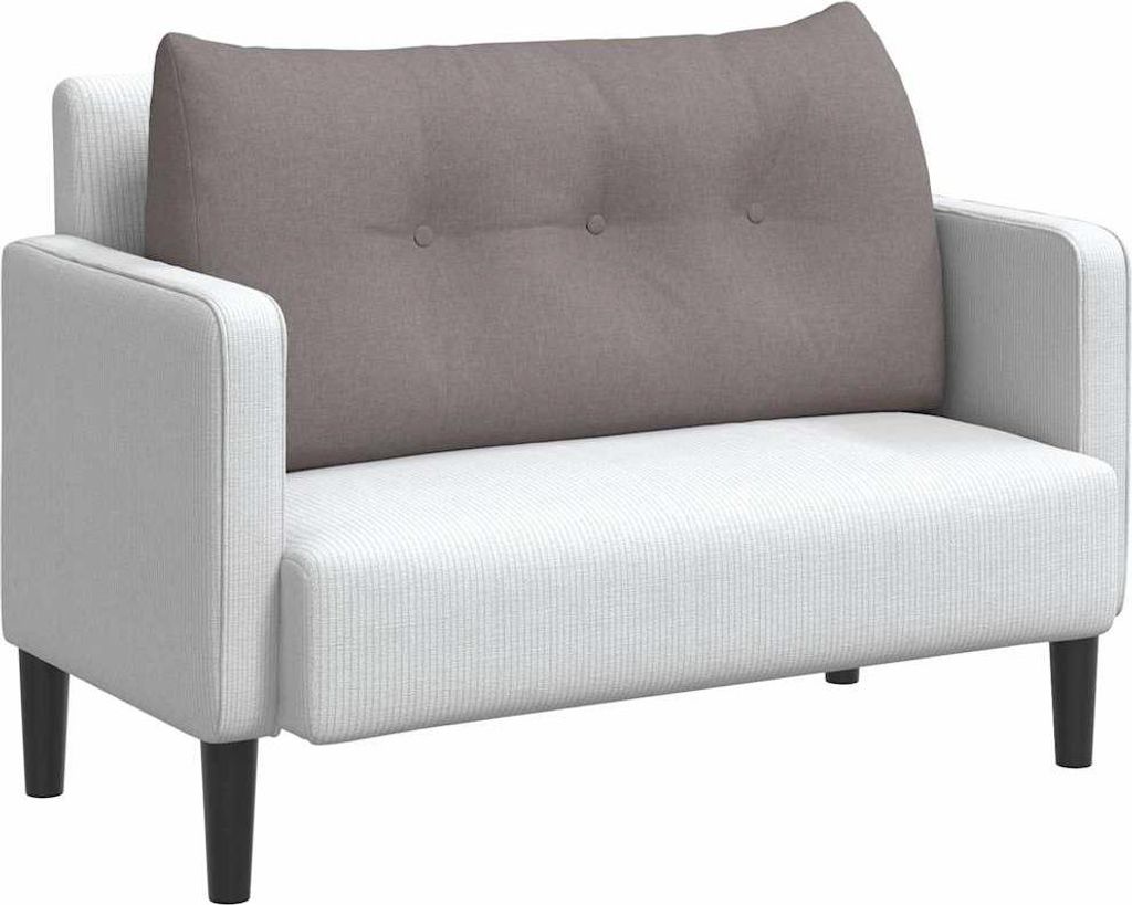 Eleganter Möbel Rücken Kissen Taupe 100 x 24 x 50cm Stoff - Dekokissen CJG622456 - Dekokissen