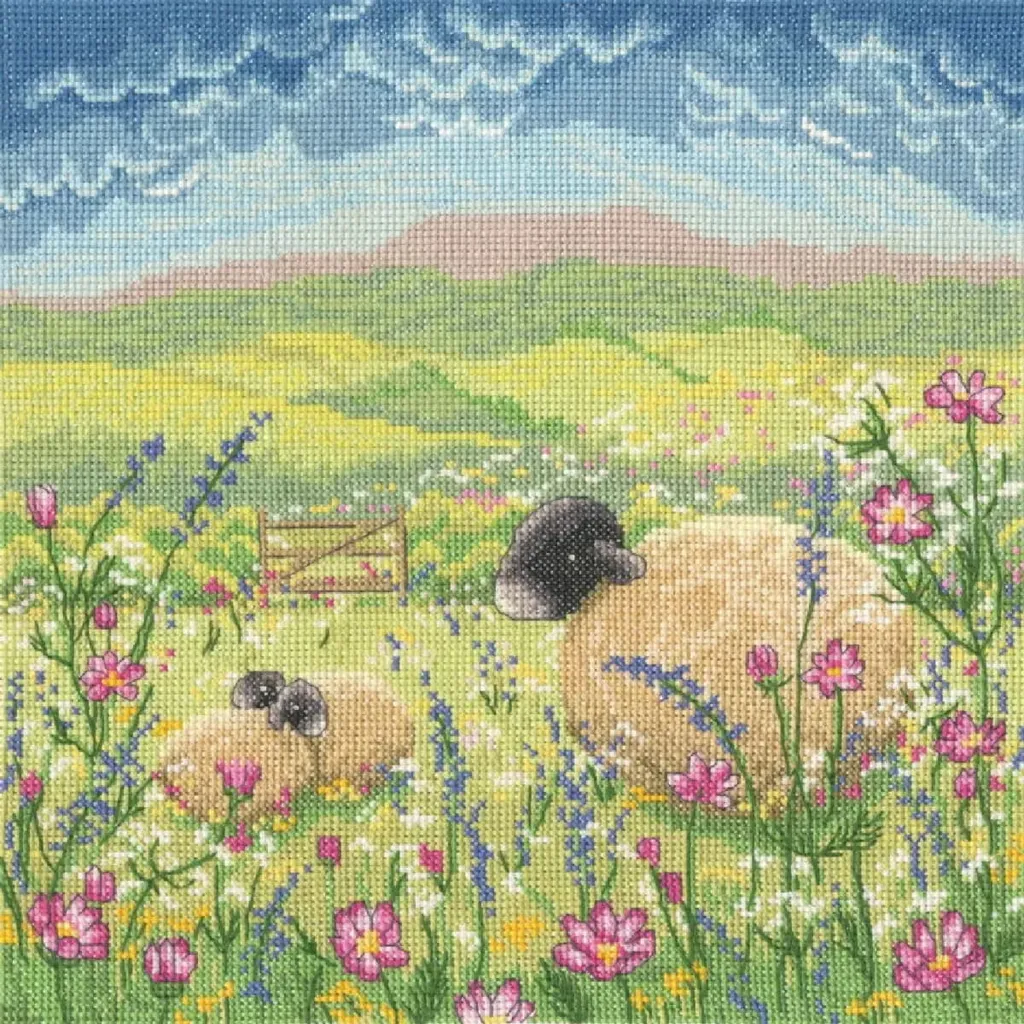 Broderie Point de Croix Compté 26x26cm Kit DIY Its The Little Things
