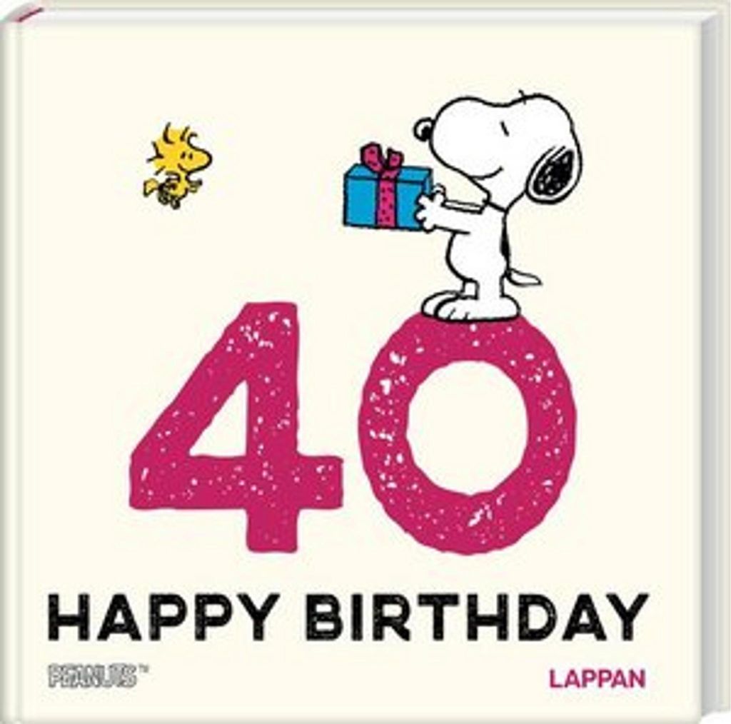 Peanuts Geschenkbuch: Happy Birthday zum 40. Geburtstag Produktbild 