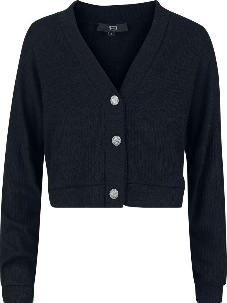 RED by EMP Damen schwarzer Cardigan M