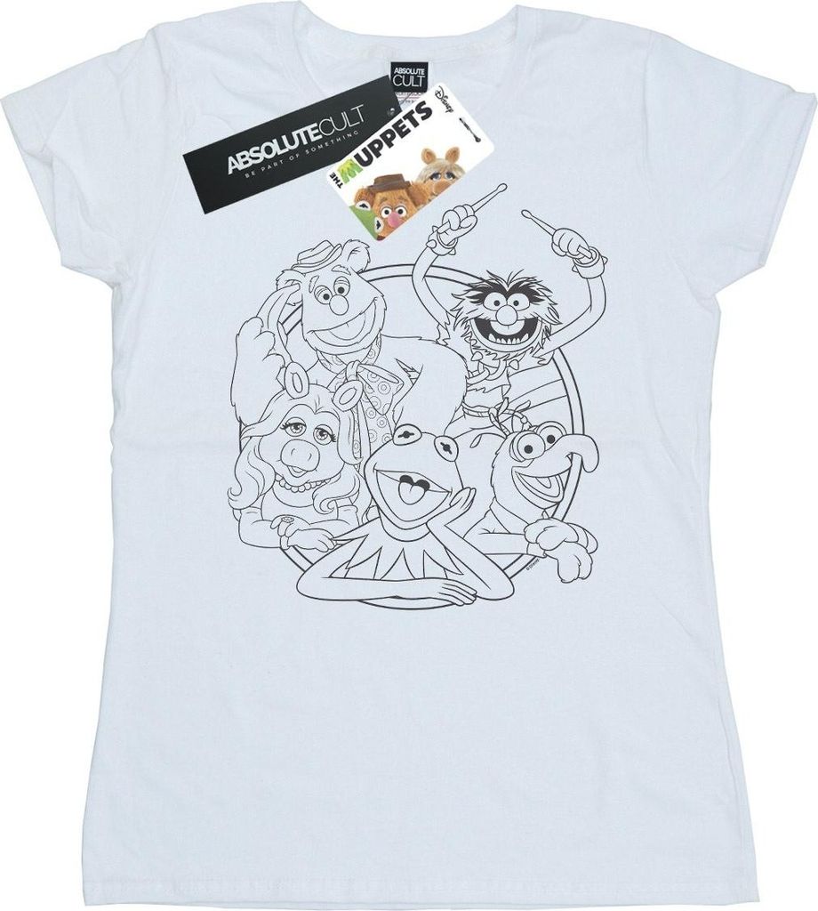 Disney - "The Muppets" T-Shirt für Damen BI49755 (S) (Weiß)