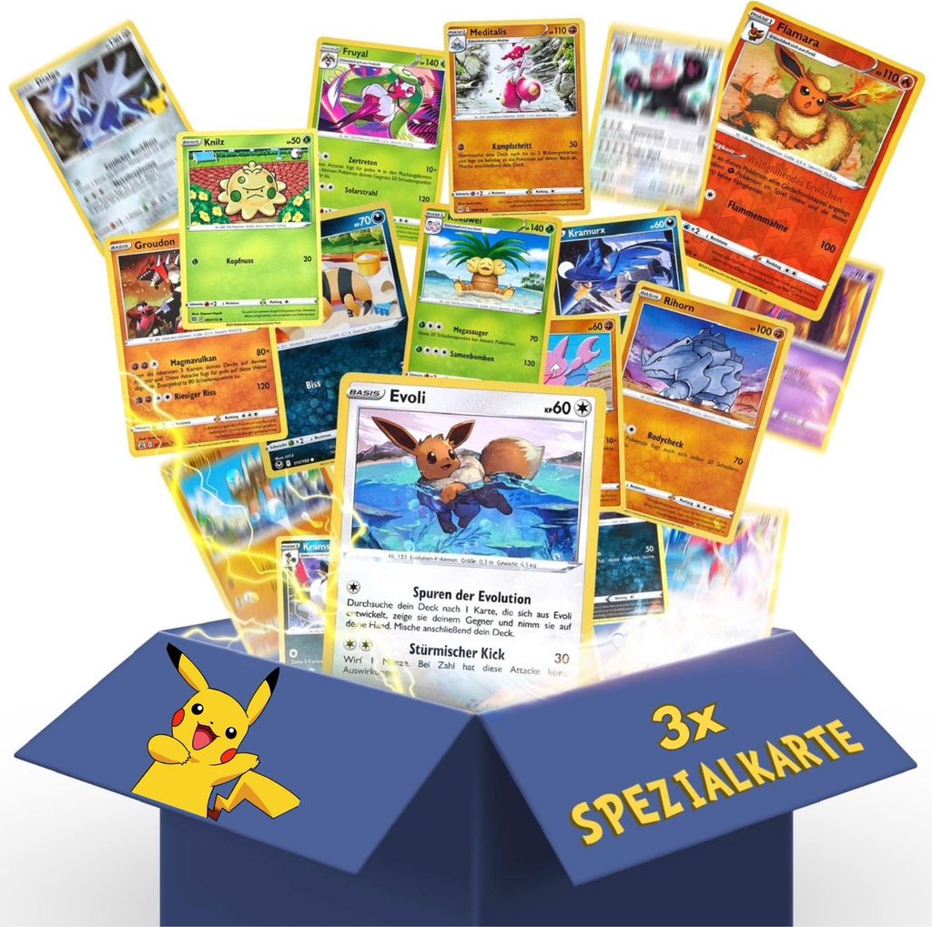 Pokémon 20 Original verschiedene Karten | Deutsch |1 Produktbild 