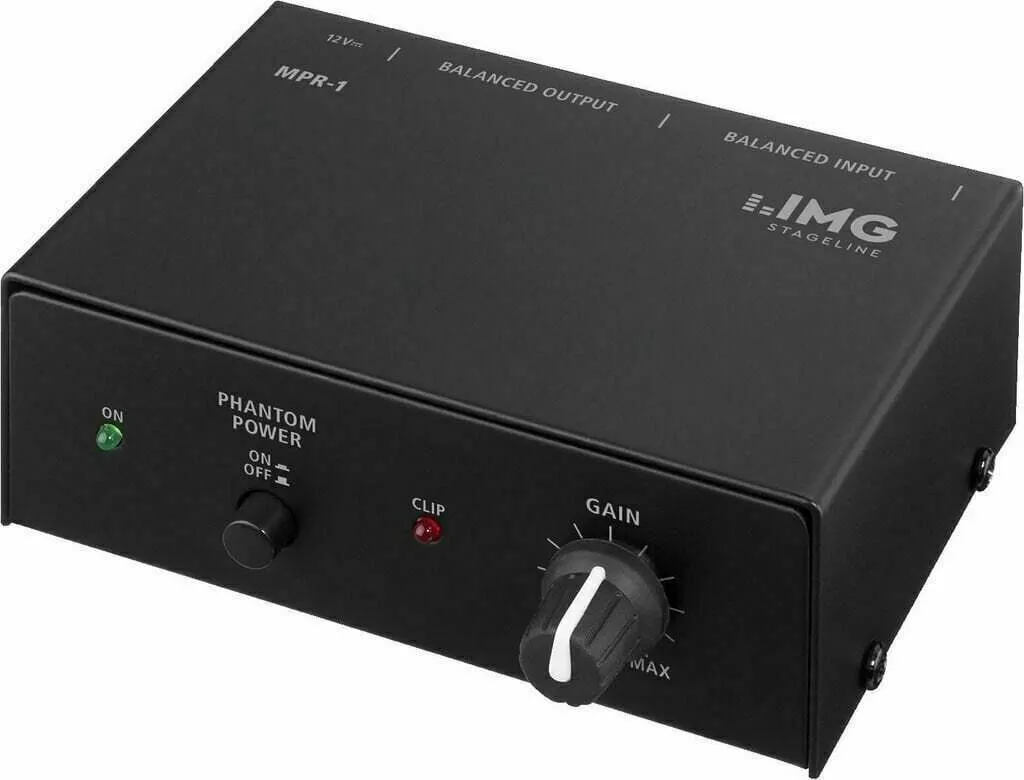 Préamplificateur microphone idéal pour studio de podcasting