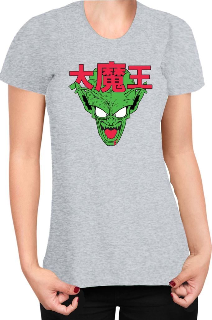 Damen T-Shirt Manga Japan Anime Comics Animation Dbz 022, Lady 2XL / Grau