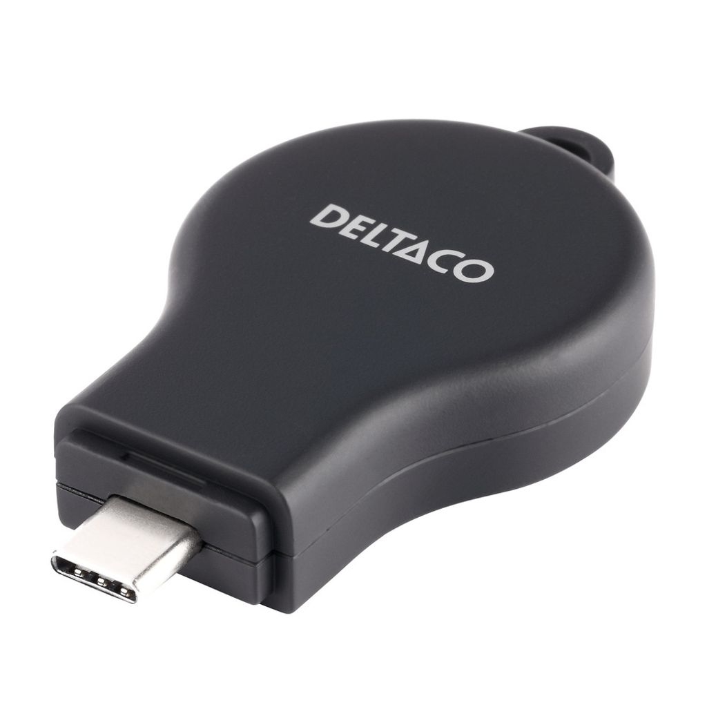DELTACO Wireless Charger Magnetic 3in1 Powerbank schwarz (QI-1045)