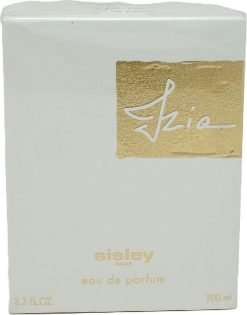 A white box of Sisley Izia Eau de Parfum.