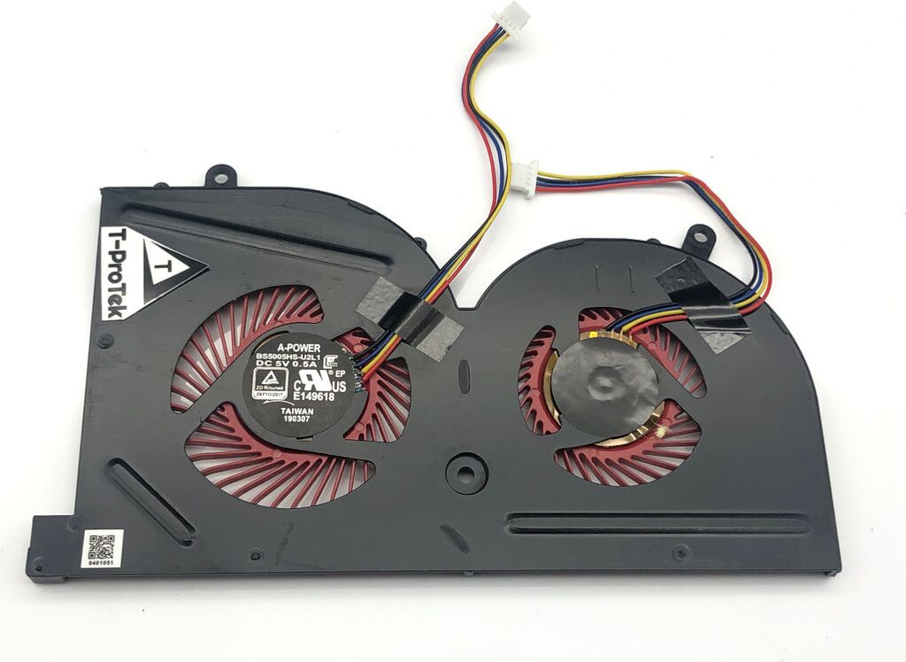 GPU version Lüfter Kühler FAN cooler kompatibel für MSI GS63 7RE-011 (0016K4-011)