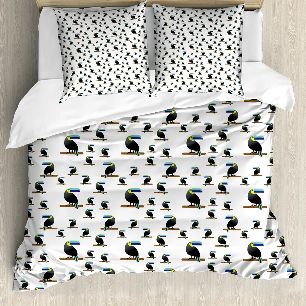 Housse de couette lavable 155x220 cm anti-poussière et facile d'entretien