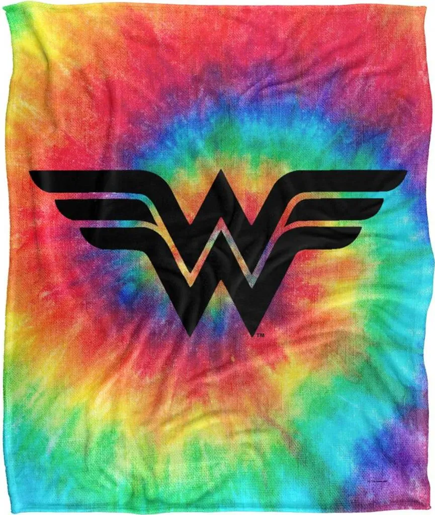 Couverture Wonder Woman TV19315 batik idéale pour vos soirées TV