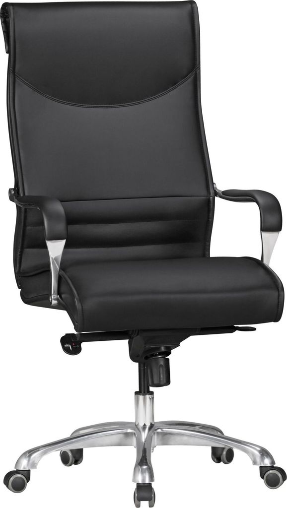 AMSTYLE Bürostuhl BIGBOSS Bezug Kunstleder Schwarz Schreibtischstuhl bis 150 kg XXL Chefsessel höhenverstellbar Drehstuhl ergonomisch mit Armlehnen