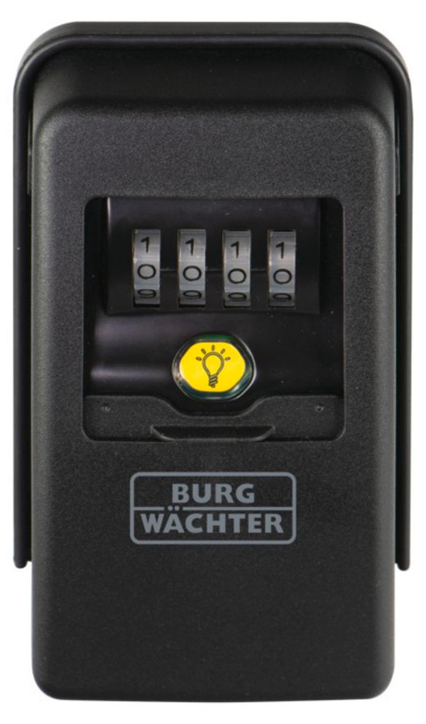 BURG-WÄCHTER Key Safe 60 L SB, Zink, Schwarz, Code, 136 x Produktbild 