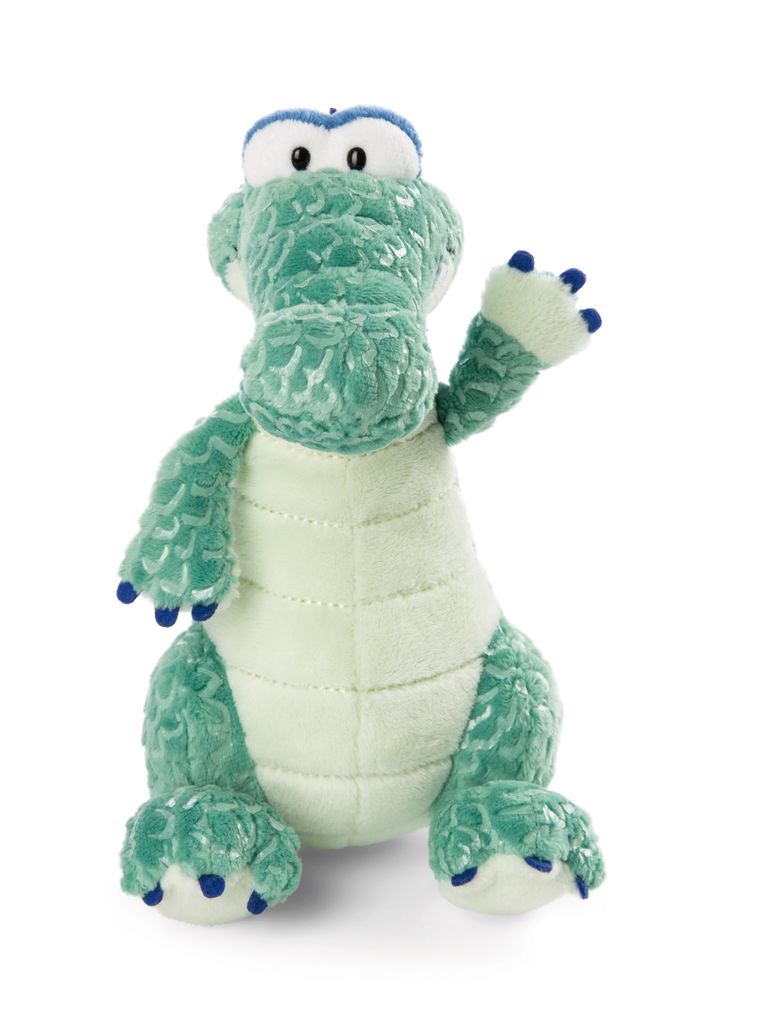 NICI Green Wild Friends Krokodil Croco McDile Sitzend, Kuscheltier, Plüschtier, Stofftier, Plüsch / Polyester, 21 cm, 47959