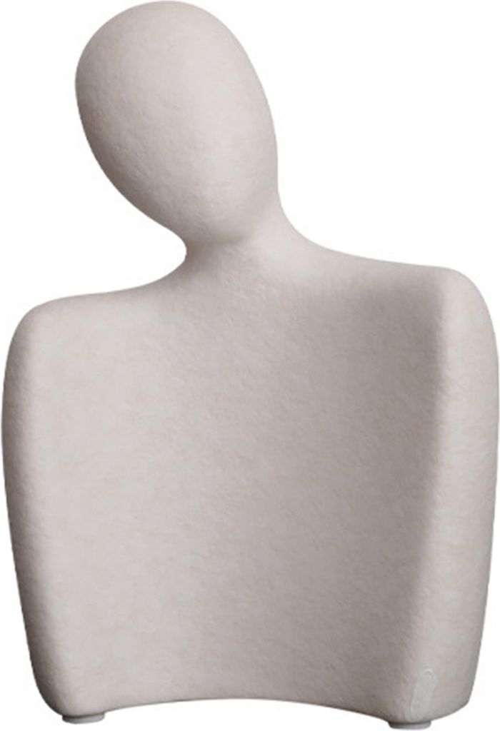 Abstrakte PaarNachbildungation Minimalistische zarte Keramik abstrakte Liebhaber Umarmungs Ornament für Wohnzimmer-Weiß ,Größen:S