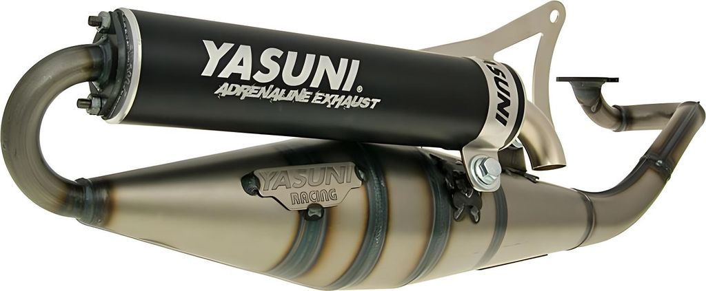Výfukový systém Yasuni Scooter Z s homologáciou, čierny Obrázok produktu 
