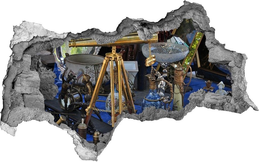 Selbstklebender Loch-3D-Aufkleber 95x73 cm Altertümer