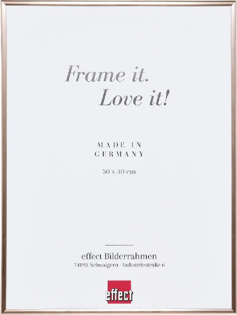 Decorare con Stile: Cornice 45x60 Rosa Effect Art e Vetro Museale