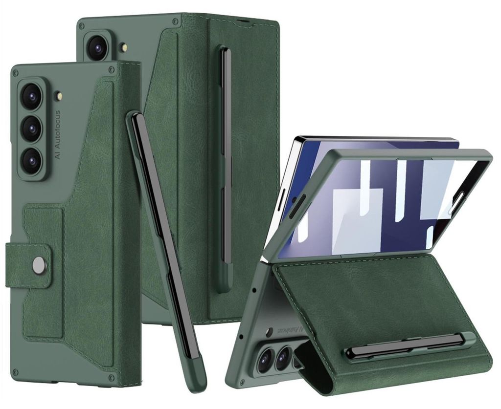Für Samsung Galaxy Z Fold7 5G GKK Armor Flip Leder Hülle Produktbild 