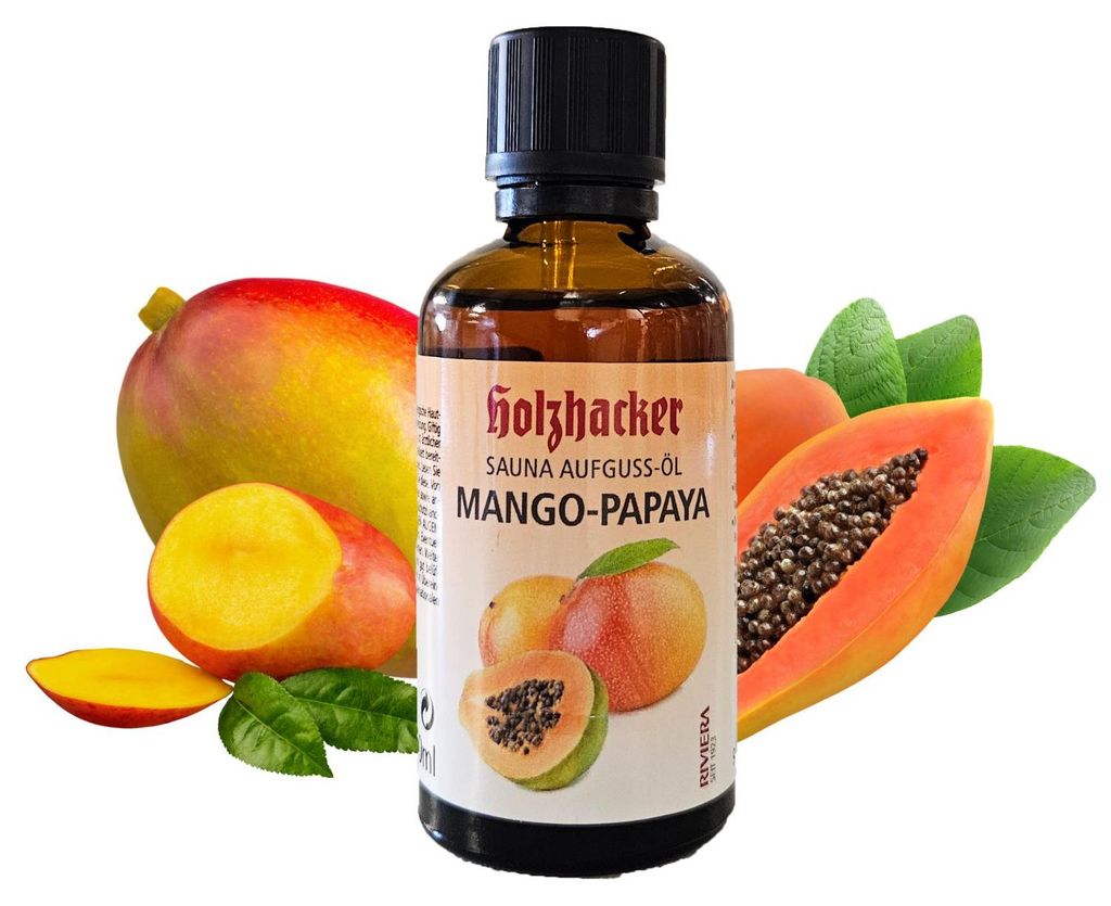 Holzhacker, esenciální olej do sauny, vůně mango-papája, 60 Obrázek produktu 