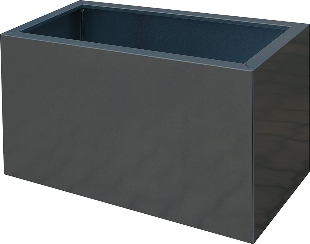 Donica Palatino Lotte z powłoką metalową 80 x 40 x 50 cm Zdjęcie produktu 
