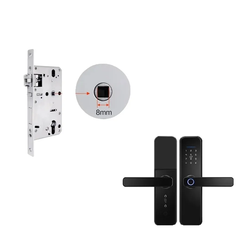 Verrou connecté sans clé Wi-Fi pour porte d'entrée haute protection