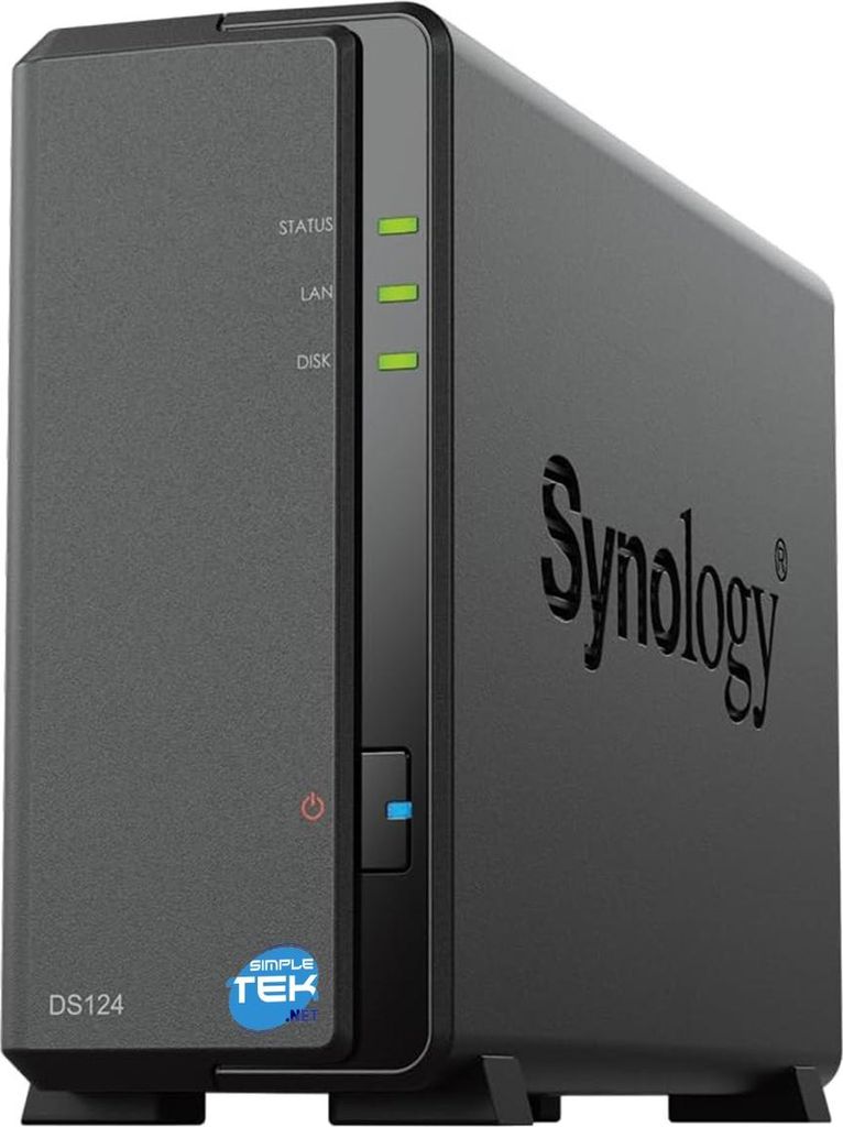 Synology | Tower NAS | DS124 | až 1 HDD/SSD | Realtek | Obrázok produktu 