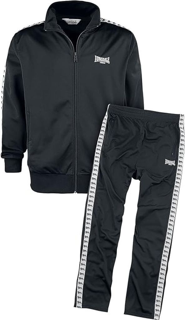 Lonsdale Wyberton Trainingsanzug Schwarz M Mann Schwarz M Produktbild 17