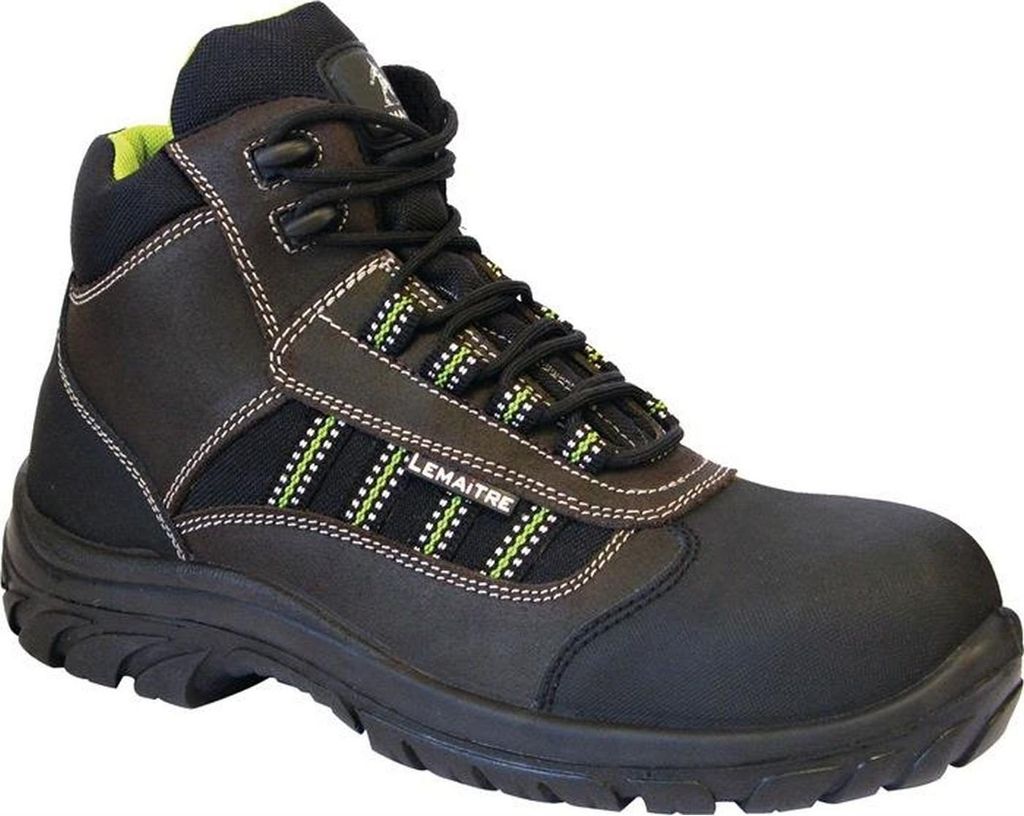 Sicherheitsstiefel Danube Gr.39 schwarz/braun Leder/Textileins. S3 SRC EN20345