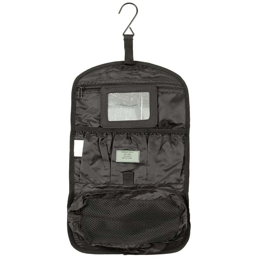 Borsa porta attrezzi per il lavaggio, nera, varie tasche, Immagine del prodotto 