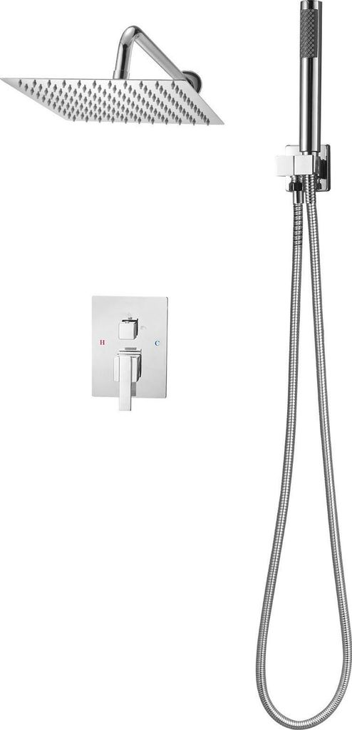 SucceBuy miscelatore doccia a pioggia per bagno con Immagine del prodotto 