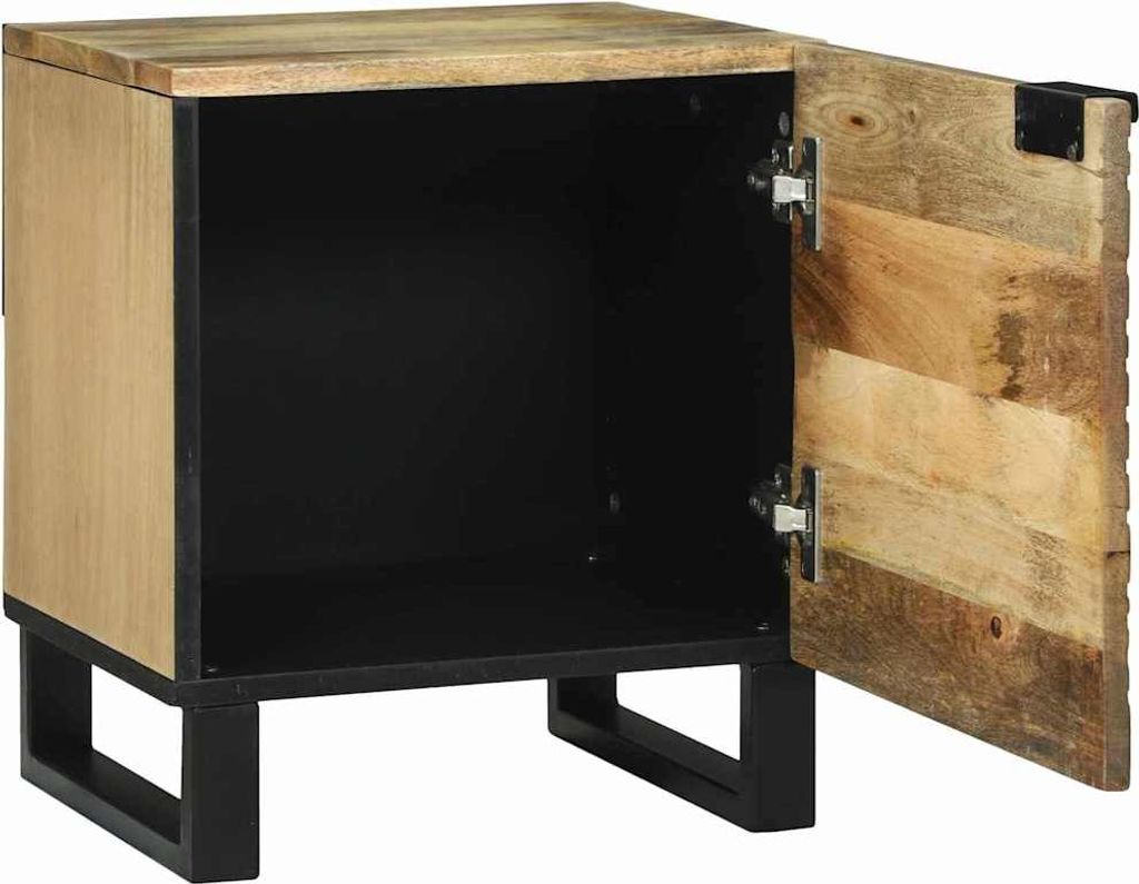 vidaXL Nachttisch Braun 40 x 33 x 46 cm Massivholz Akazie