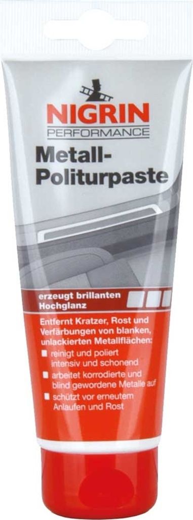 NIGRIN NIGRIN METALL-POLITURPASTE 75 ml - leštenka na kov Obrázok produktu 