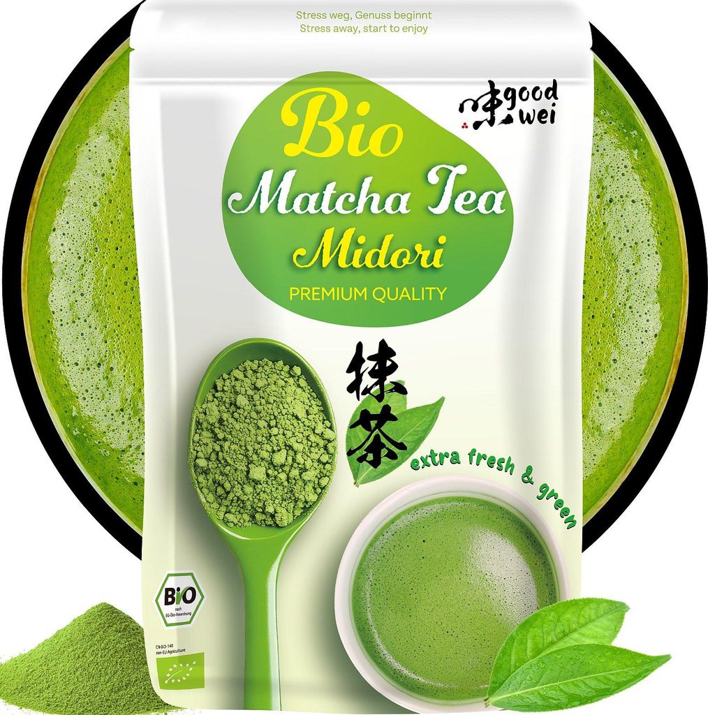 Matcha „Midori“ – Premium Grüner Tee in Pulverform | Reich an Antioxidantien 100g