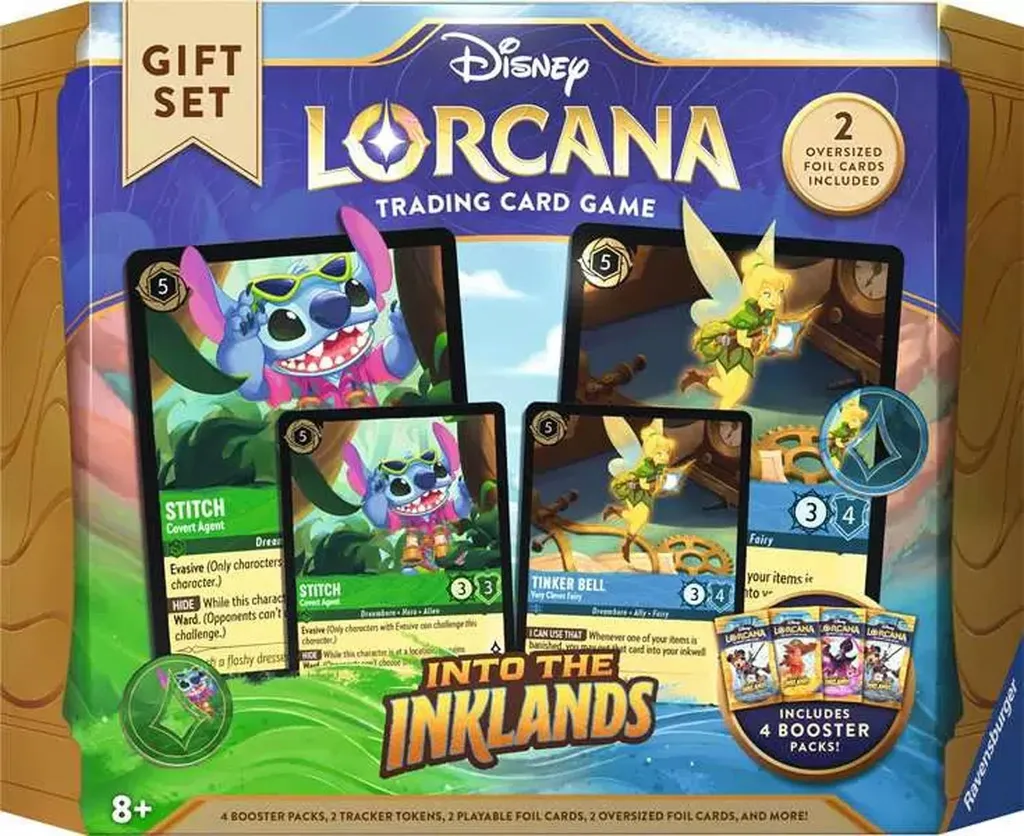 Lorcana Into the Inklands Gift Set avec Boosters et Cartes Brillantes