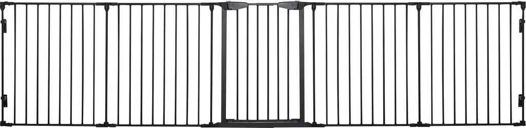 Enclos pour chien modulable 5 panneaux en acier robuste 300x74,5 cm