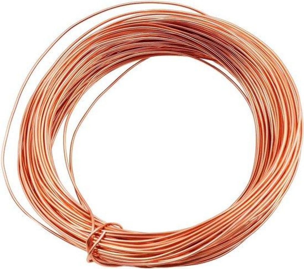 Bonsai Draht 2x20m 1,0mm Aluminium Rose Gold Produktbild 