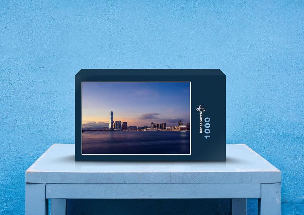 hansepuzzle 30467 - Skyline Puzzle, 1000 Teile, Orte, 60,0 x 46,0cm mit hochwertiger Aufbewahrung, Kartonbox und wiederverschließbarem Beutel