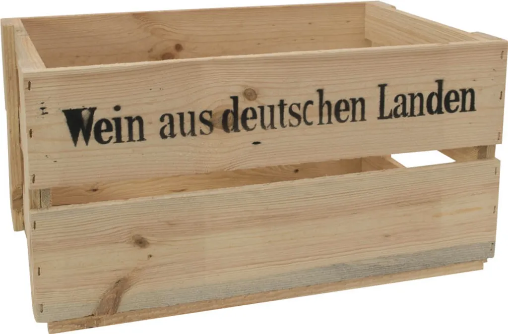 Caisse de vin nature pour emballage cadeau et protection de bouteille
