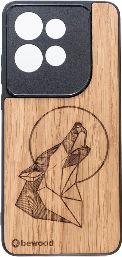 Bewood WOLF OAK Custodia Motorola Edge 50 Neo - Eleganza in Legno