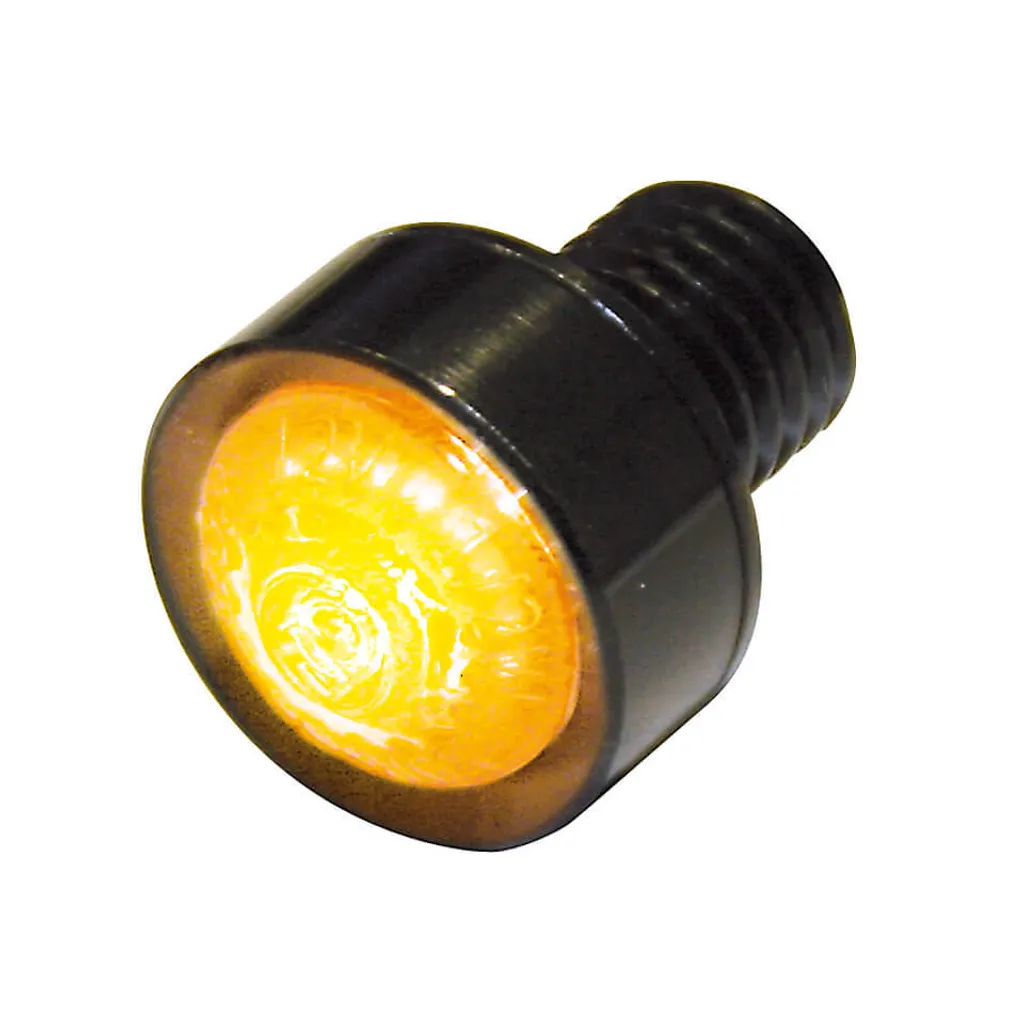 Indicatore Direzione LED MONO Nero Vetro Chiaro - Omologato E